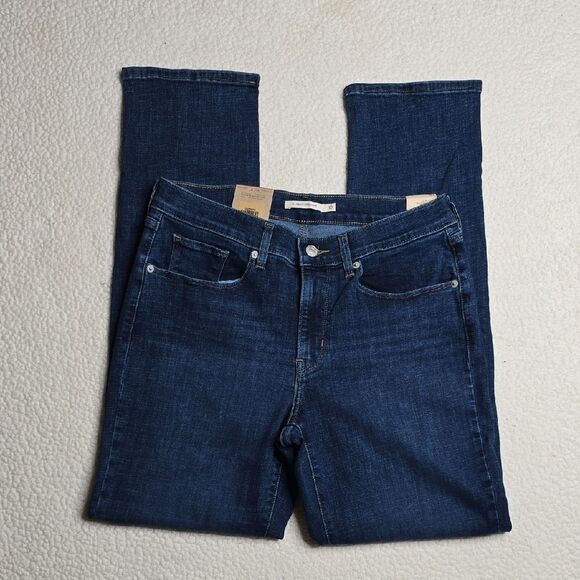 1360 NWT Levi's Classic Straight Fit Women's Jeans Sz 10 Long - Picture 2 of 9
